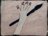 Cat.0901, Hand und Pinsel, 1979