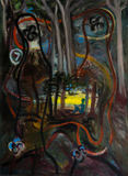 Lis Kocher: 0394 (Artist's collection), Forêt, 1998, H.62 x 46 cm. © Paccart Photography