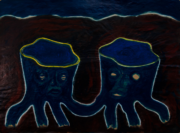 Cat.0813, Zwei entwuzelte, 1987