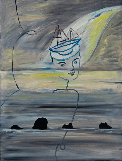 Lis Kocher: 0365 (*), Ex-voto, 1992, H.62 x 47 cm. © Paccart Photography