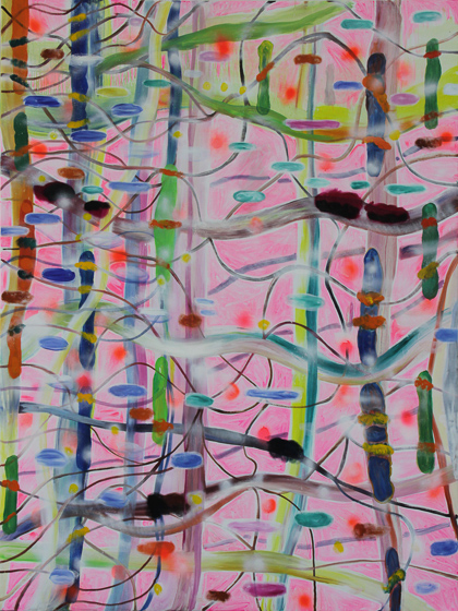 Lis Kocher: 1295 (*), Untitled, 2014, H.200 x 150 cm. © Jeanne Chevalier